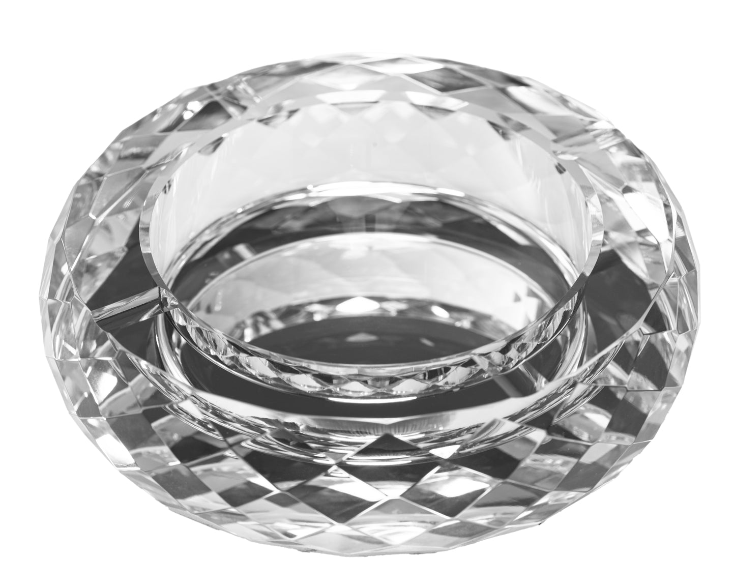 Cigarette Ash tray Crystal Medium V1