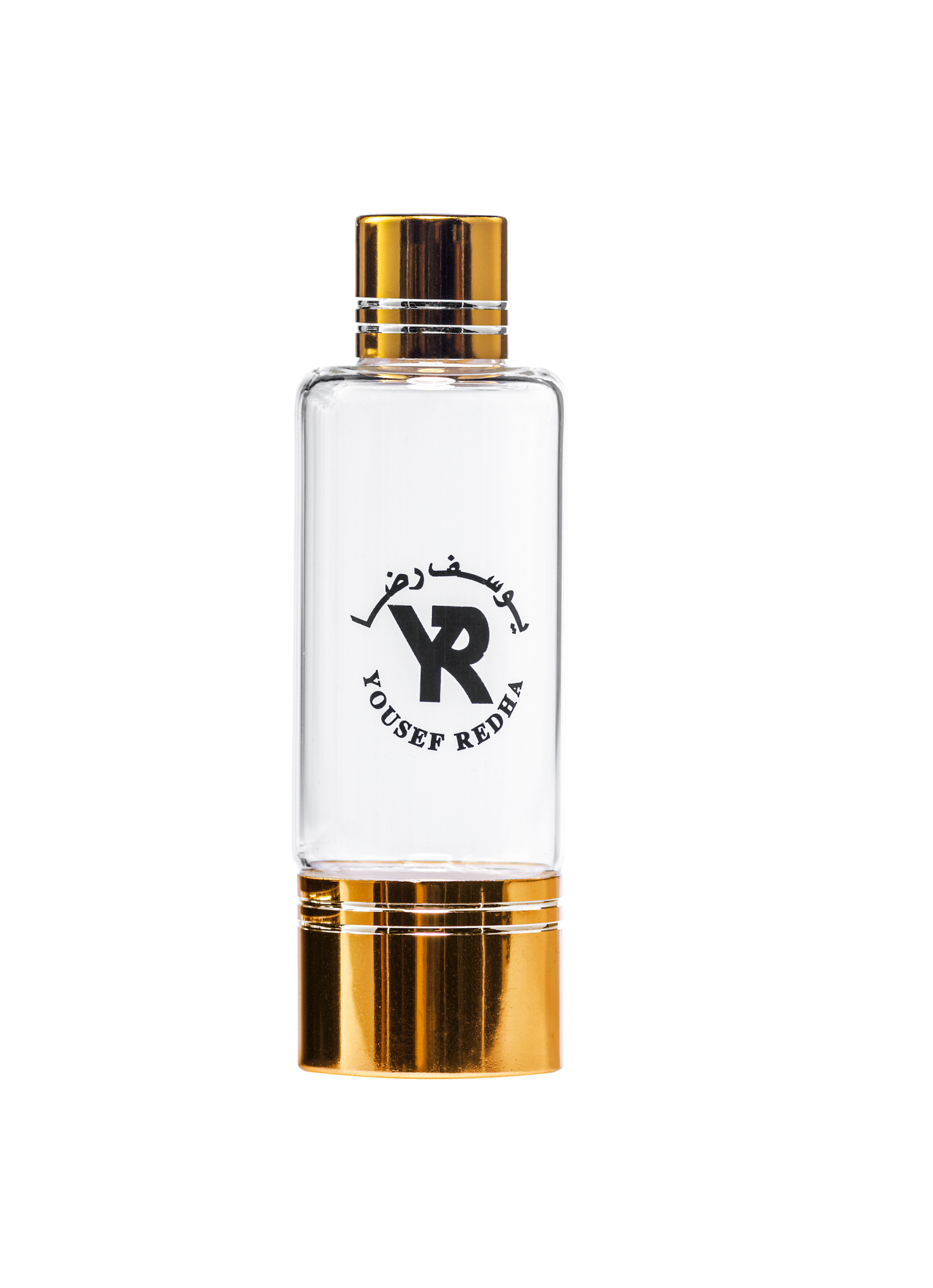 Empty Two Thread Head Glass Bottle With YR Logo