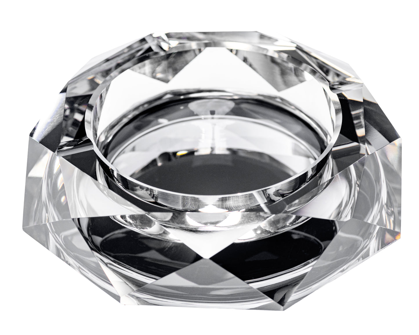 Cigarette Ash tray Crystal Medium  V3