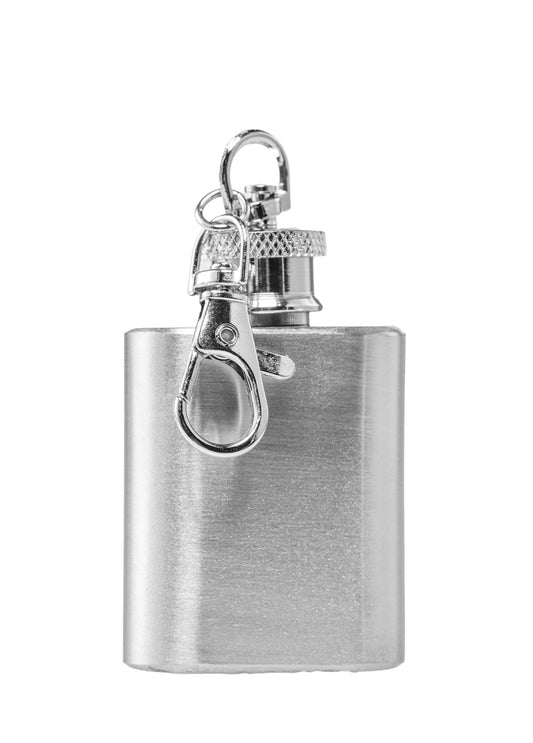 Empty Steel Square Bottle 50ml