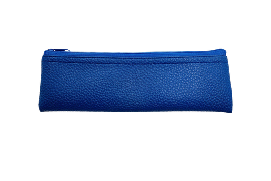 PU Leather Blue Pouch Simple