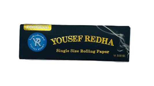 Yousef Redha Rolling Paper – Single Wide (White)