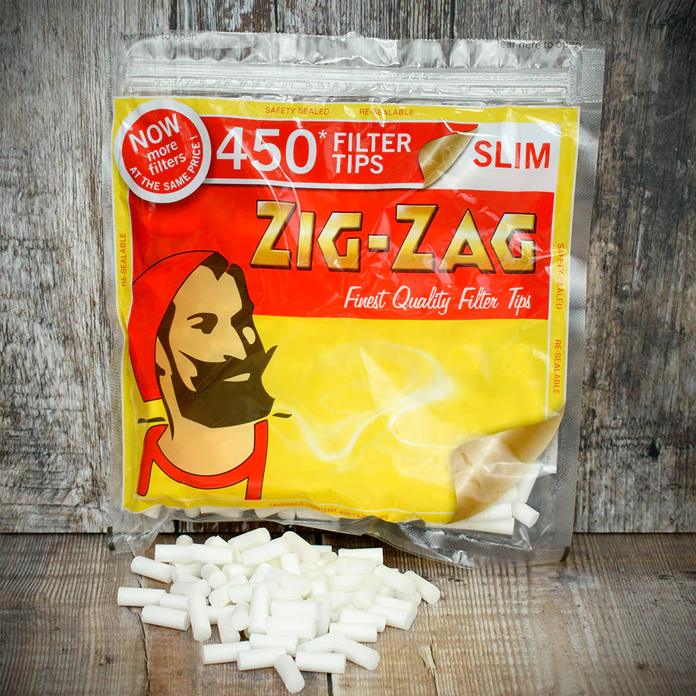 Zig Zag Slim Filters - Bag 450 Tips