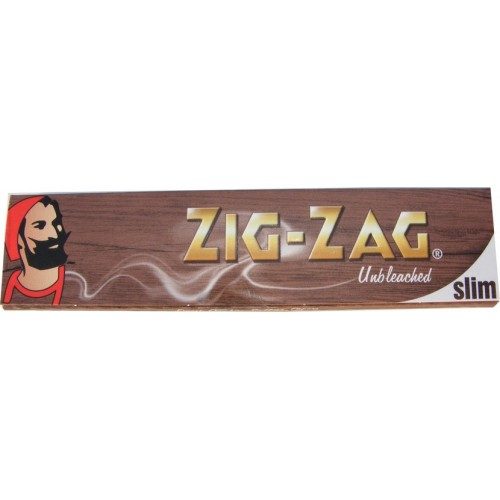 Zig-Zag King Size Unbleached Slim Rolling Papers